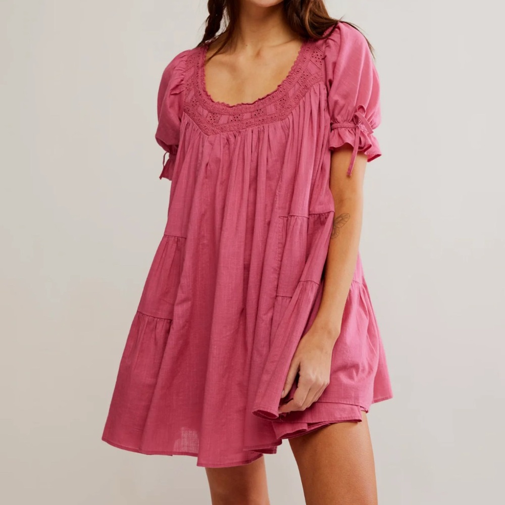 Free People sandy shores Pink Dress